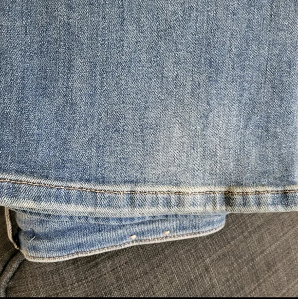 Pilcro Anthropologie The Demilune Boot Stretch Denim Jeans Mid Size 27 - Picture 7 of 10